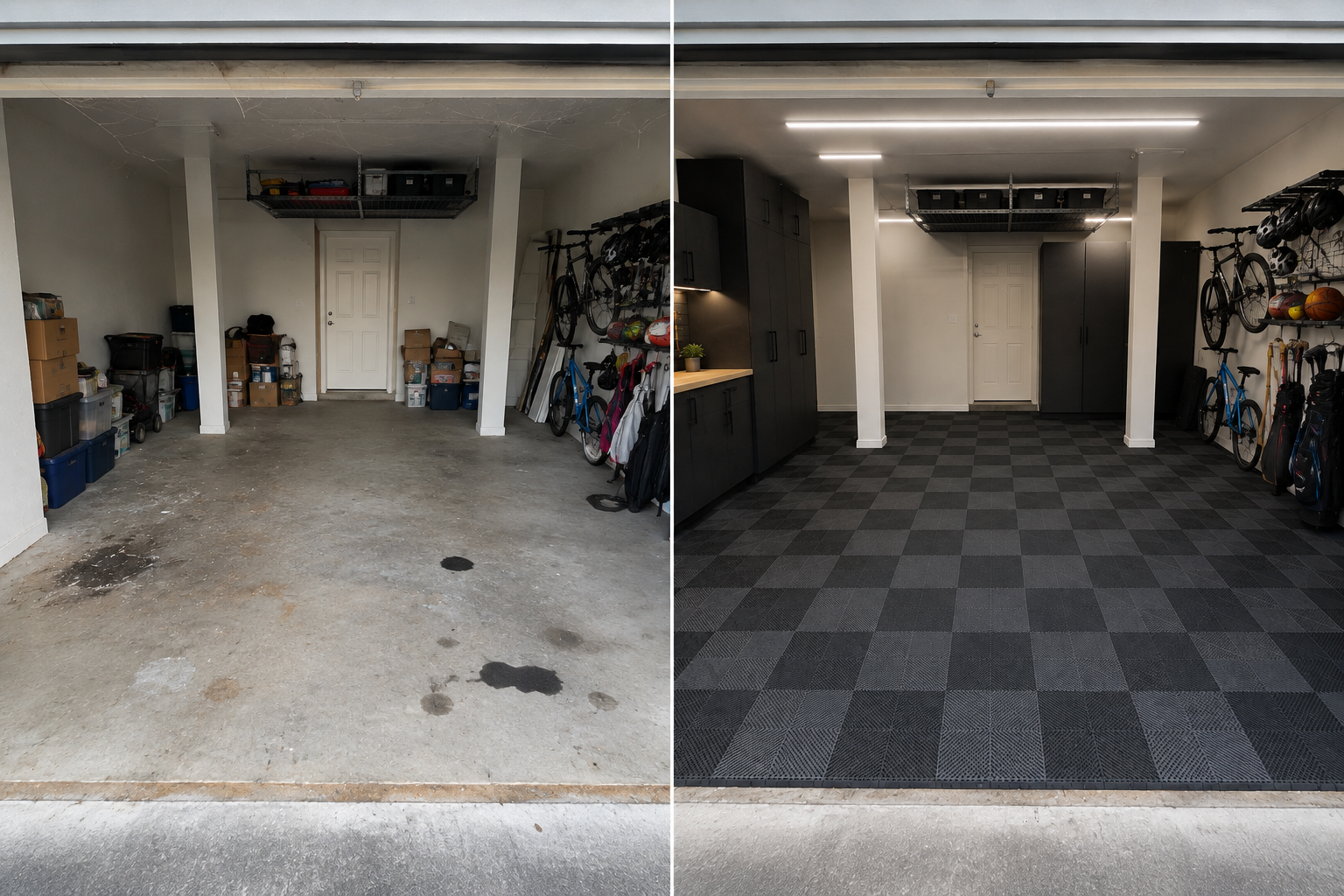 Family double garage in Perth, WA